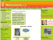 Tablet Screenshot of nasemimi.cz